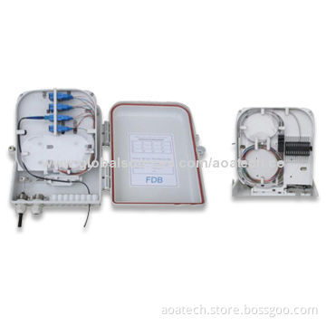 Fiber Boxes with PLC Splitter and Adapters, Used in FTTH Projects